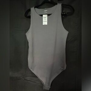 Alfani Thong Gray Bodysuit One Piece